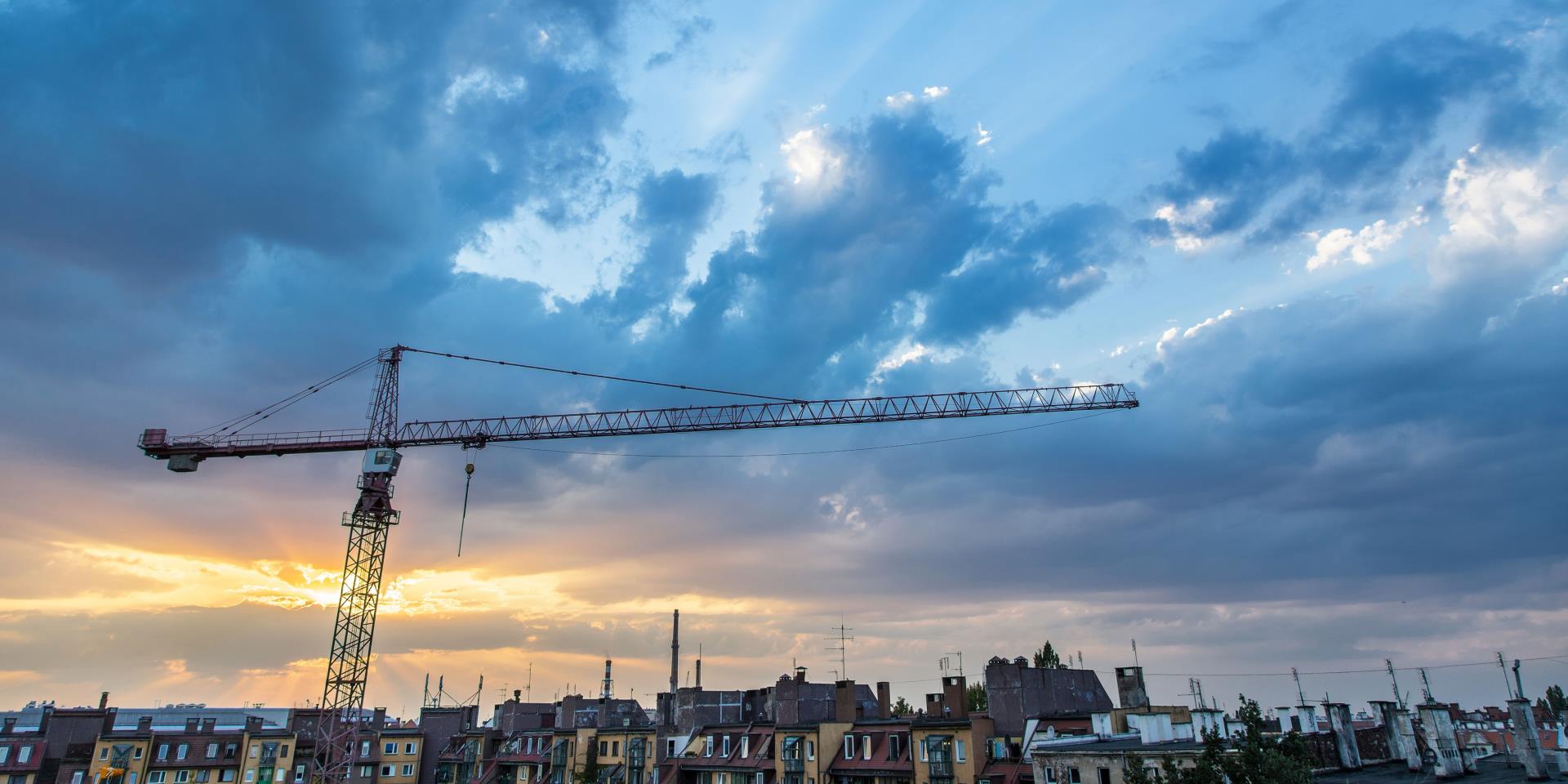 Stock Photo of Construction Crane