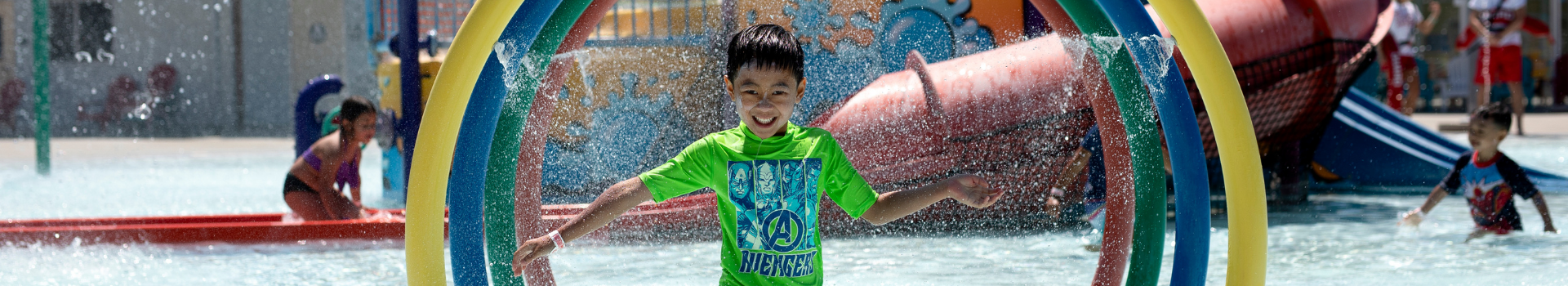 Child at Water Park